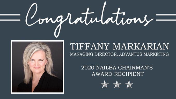 Tiffany Markarian 2020 NAILBA Chairmans Award Winner